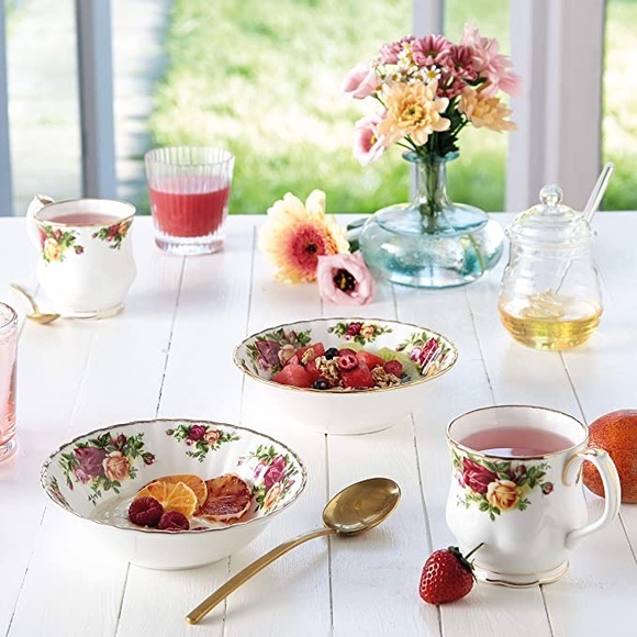 4 x Fruit Dish/Bowls Old Country Roses - Picture 11 of 11